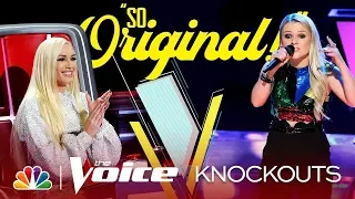 Kyndal Inskeep "Performs the Hell Out of" Sia's "Elastic Heart" - The Voice Knockouts 2019