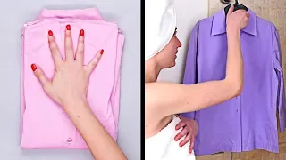 DIY Clothing Hacks | Clever Ways To Get Organized and More Cleaning Ideas by Blossom