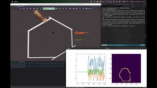 Webots simulation 1 - naïve mapping with lidar and GPS