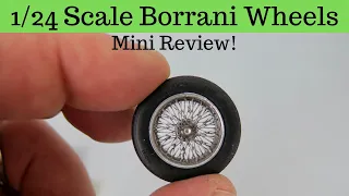 1/24 Scale Borrani Wire Wheels