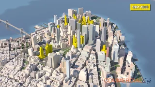 Evolution of the Lower Manhattan Skyline