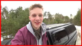 VLOG ● Застрял на Кадиллаке в Болоте