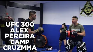 UFC 300 FIGHT CAMP  - A DAY OF TRAINING OF ALEX PEREIRA AND THE TEAM AT CRUZ MMA