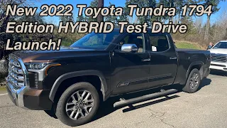 New 2022 Toyota Tundra 1794 Hybrid Test Drive Launch