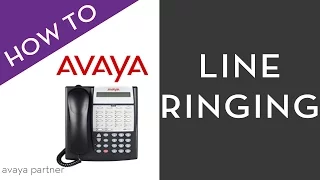 Avaya Partner programming tips: Line Ringing