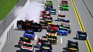 NR2003 2013 Kurt Busch Flip @ Talladega Reenactment