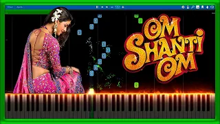 Om Shanti Om 🔥 Theme Song 🎬 [Reactive Visualizer] (PIANO TUTORIAL) 🎹 #15