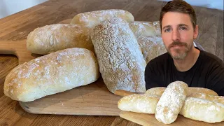 No Knead Ciabatta for Beginners