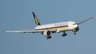 Singapore Airlines 777 Landing with 90KM/H GUSTS at Melbourne Airport