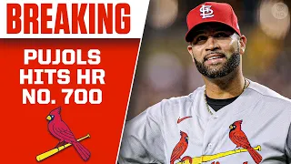 Albert Pujols Hits 700th Career Home Run vs Dodgers I CBS Sports HQ