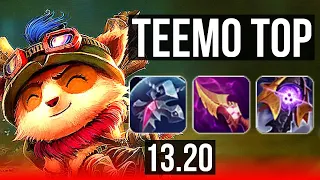 TEEMO vs HEIMERDINGER (TOP) | 8/1/9, Legendary, 1.0M mastery, 400+ games | NA Diamond | 13.20