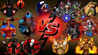 Shadow Fight 2 All Legendary Monsters Vs All Legendary Bosses