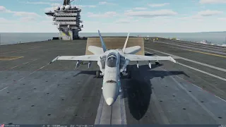 DCS F/A-18C Tutorial 2 - Carrier Takeoff