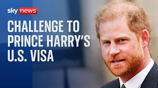 Why is Prince Harry's US visa under scrutiny?