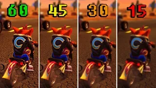 Crash Bandicoot N. Sane Trilogy - 15fps vs 30fps vs 45fps vs 60fps