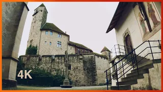 4K  |  Walking in Rapperswil Switzerlands Hidden Gem  |  13th Century Swiss Castle  |  ASMR