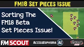 FM18 Tips | Set Pieces / Corners Issue and How To Fix It | Football Manager 2018