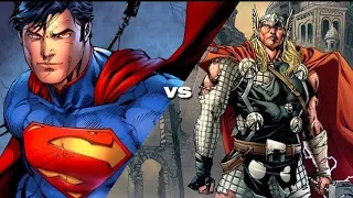 Marvel vs DC || Adolat ligasi Qasoskorlarga qarshi. Tor vs Supermen || komiks batl 2-qism