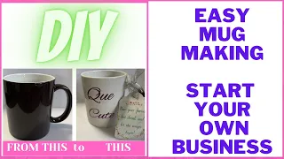 HOW TO SUBLIMATE A MUG with SUBLIMATION