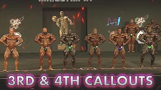 2022 Mr Olympia - 3rd & 4th Callouts feat. Blessing, Akim, Charles Griffen, Patrick Johnson, etc.