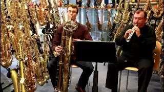 Soprillo & Tubax Contrabass Saxophone Duet