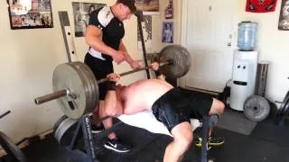 405 lb bench for 12 reps