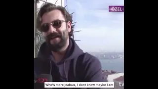 Gokberk interview about his relationship with Ozge  #English subtitles