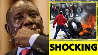 President Cyril Ramaphosa in Tears after Zandspruit Residents finally Exposed the ANC with this..