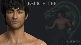 Bruce Lee 3d model