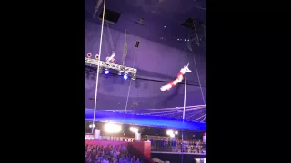 Trapeze Act at the Circus Circus