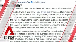 Jobs Growth Incentive Scheme simplified to further encourage firms to hire more Singaporeans
