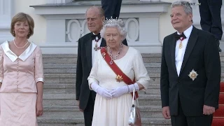 Queen Elizabeth in Berlin: Staatsbankett im Schloss Bellevue