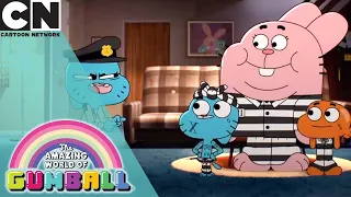 The Amazing World of Gumball  | Going to Jail | Cartoon Network UK 🇬🇧