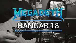 Megadeth -- Hangar 18 -- (D Tuning Guitar Cover, All Solos)