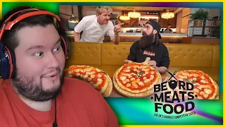 He Tried Eating As Many Gordon Ramsey Pizza Slices As Possible | Beardmeatsfood