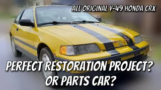 Y 49 Honda CRX Restoration