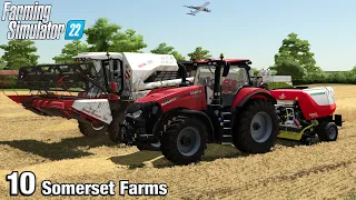 WE NEED MORE GRASS, ALSO BALING SOME STRAW - Farming Simulator FS22 Somerset Farms Ep 10