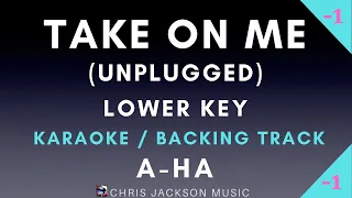 A-ha - Take On Me (Unplugged) - Lower Key (-1) Piano & Cello Acoustic Karaoke / Backing Track