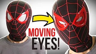 Spider-Man: Miles Morales Mask With MOVING LENSES! DIY (No Electronics)