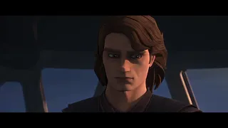 Star Wars: The Clone Wars - Anakin feels Ahsoka's presence