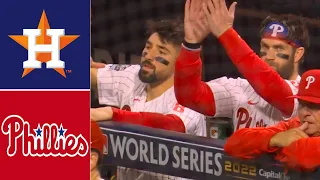 Houston Astros vs Phillies (1+2+3rd) GAME 3 World series 11/01/2022 - MLB Highlights