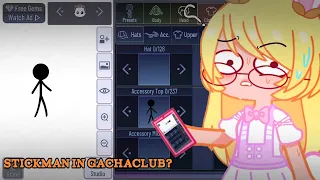 No one noticed this before stickman on (gacha club) 😨