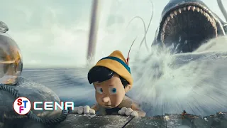 Pinóquio (2022) - Pinóquio vs MONSTRO "Batalha Final" | Disney+ | Dublado | Super Top Filmes