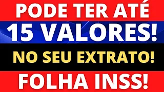 🔴 VOCÊ PODE TER ATÉ 15 VALORES NO SEU EXTRATO - FOLHA INSS - ANIELI EXPLICA