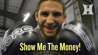 UFC 179: Chad Mendes Works The Heavy Bag As He Preps For Rematch With Jose Aldo