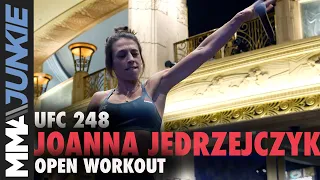 UFC 248: Joanna Jedrzejczyk open workout