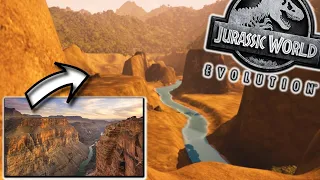 Grand Canyons In Jurassic World Evolution! | New Terrain Tool Breakthrough