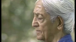 On living peacefully with intelligence | J. Krishnamurti