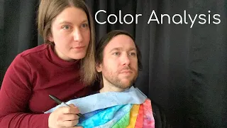 Real Person ASMR - Personal Color Analysis [Calming, Soft Spoken]