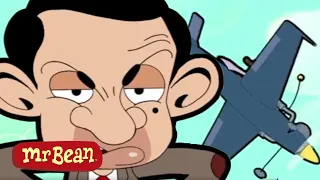 The AEROPLANE | Mr Bean Cartoon Season 1 | Full Episodes | Mr Bean Official